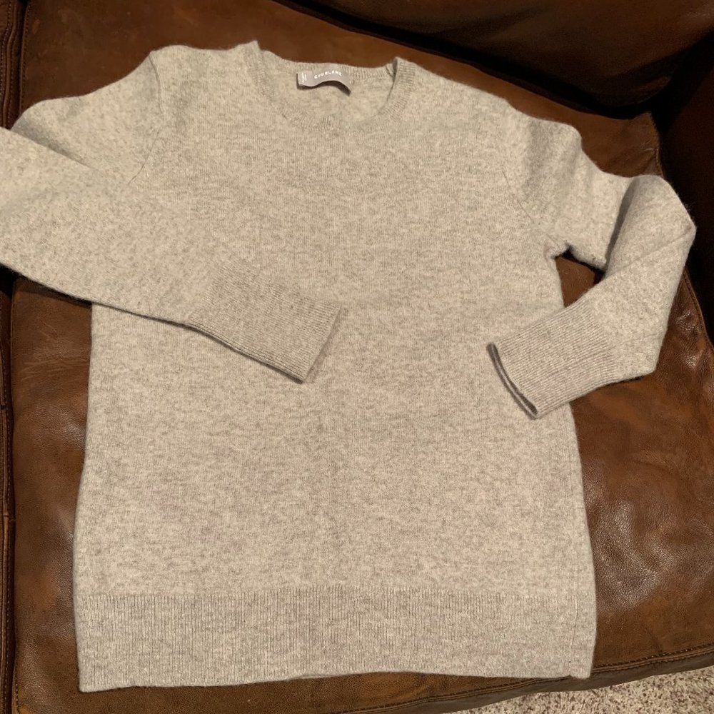 Everlane Women's Size Small Oatmeal Crew Neck Sweater